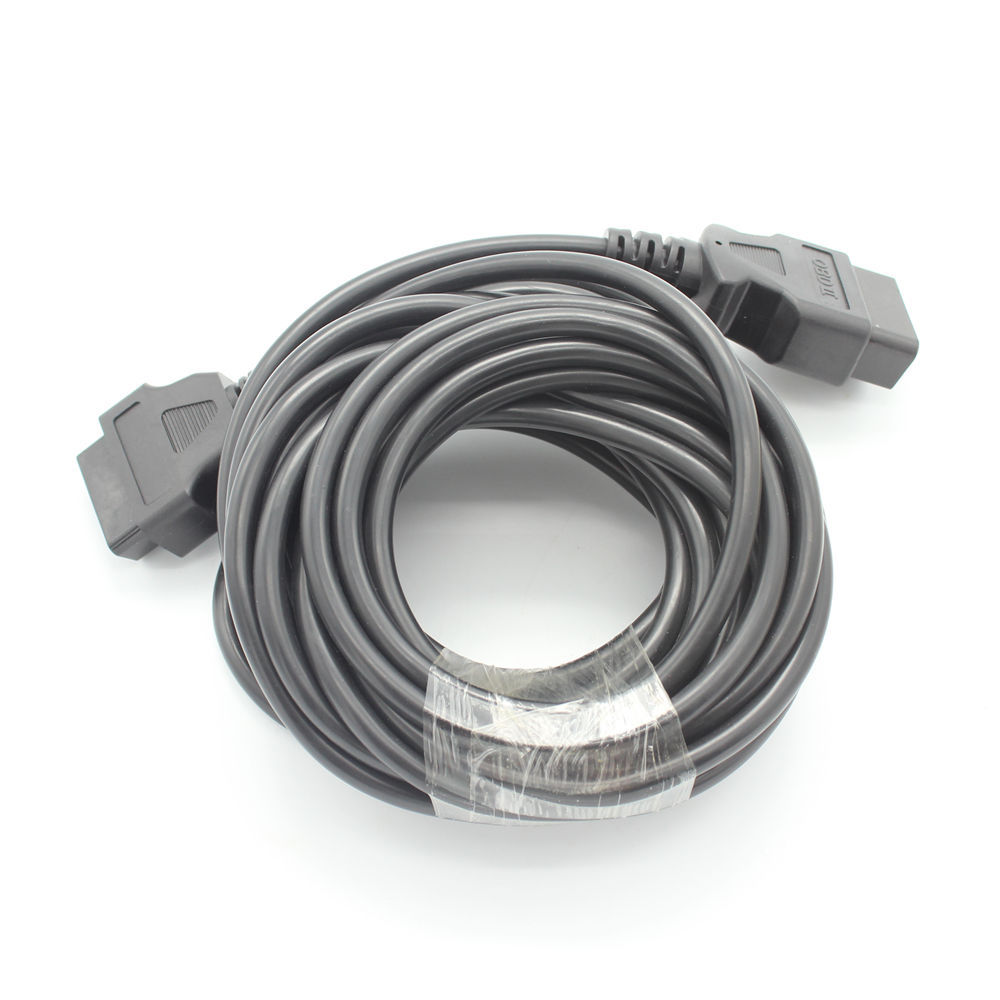 现货汽车延长线OBD2 16Pin Male to Female  OBD延长线10米