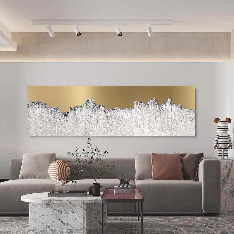 20ZNR5新款客油厅装饰画纯手2绘抽象小众艺术立体理画卧室肌挂画