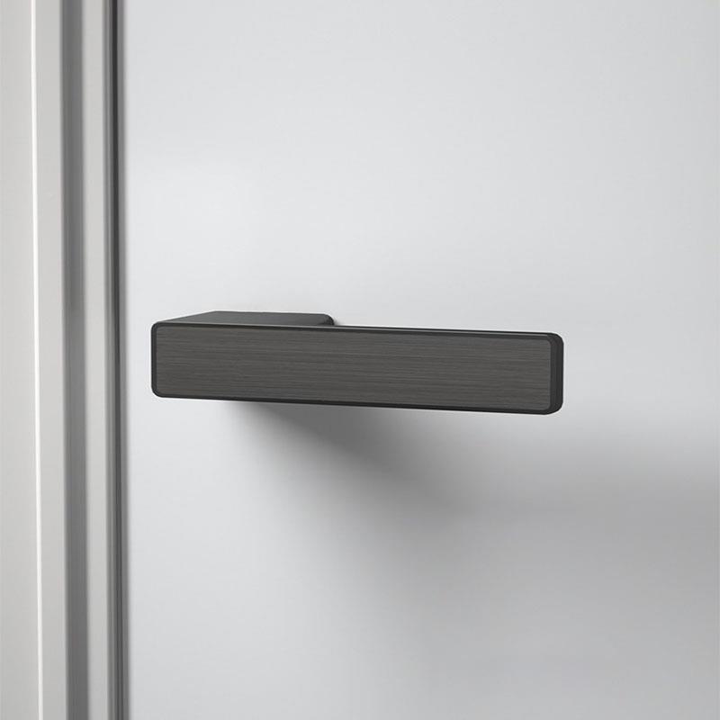 门门锁室内VJB磁吸静卫音卧室家用生间房锁极简字生态门把手黑色