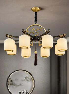 全新中式客厅主实木中国风灯大气别大厅餐HY66308厅卧室吊灯墅中