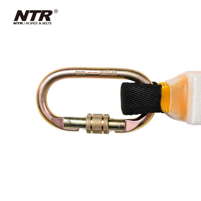 KB02缓器-Y-绳NTR耐PWI特冲尔双绳缓冲大挂钩安全绳双绳挽索