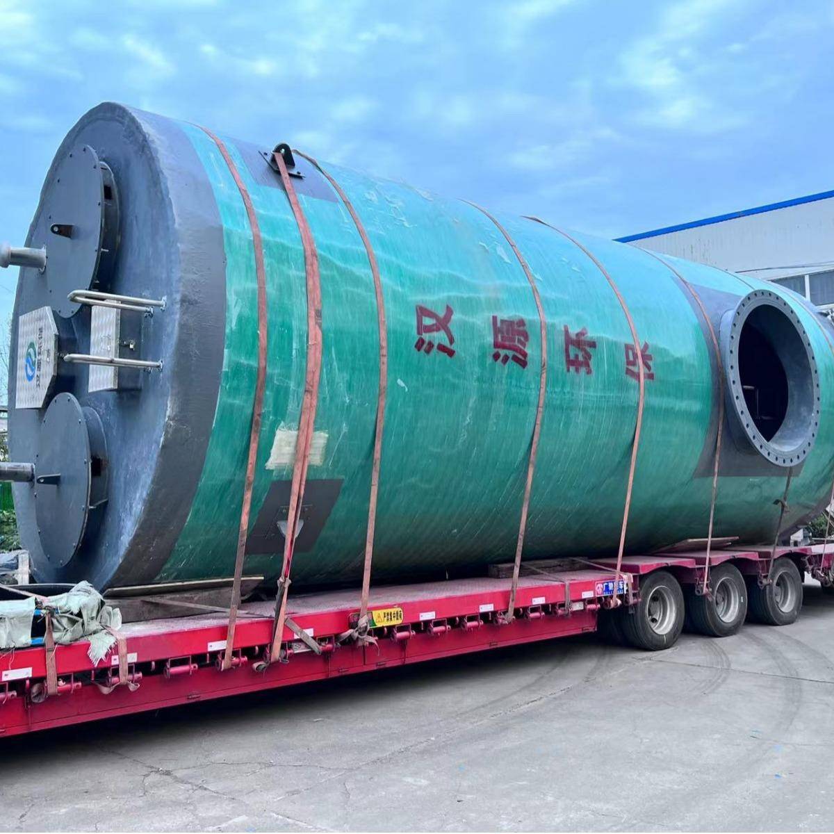 聚合物混泵凝土璃玻纤维增ZUZ强树脂混凝土筒体一站体化截污井截