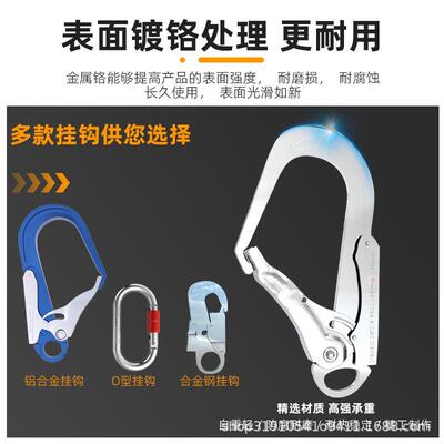 TFM双速式安带1.6m差五点式伸缩米双全防坠器