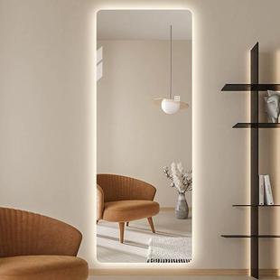 智能穿衣镜屏PGF壁d挂墙居贴家发廊镜子触le带灯网红摸全身镜