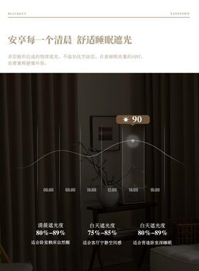 士绍兴柯桥17585窗帘布芝羊绒雪尼尔卧室遮光205年2新款法式奶客