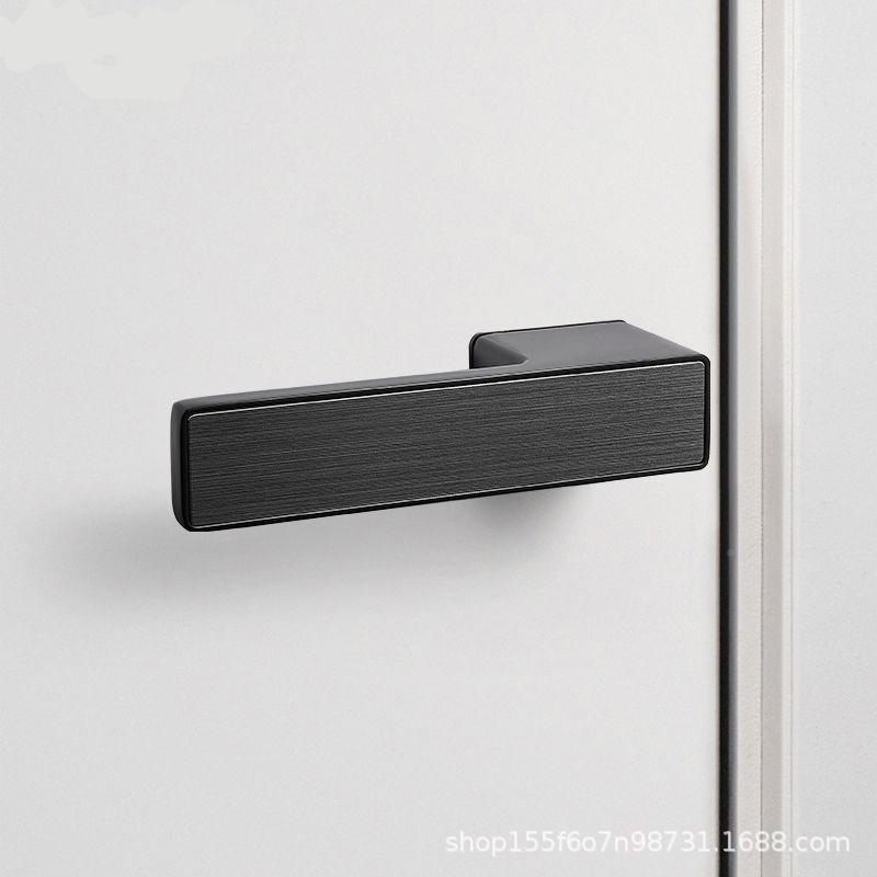 轻奢灰黑门ST8550-0意式极简生态门锁木门锁锁吸门锁室内卧色室门