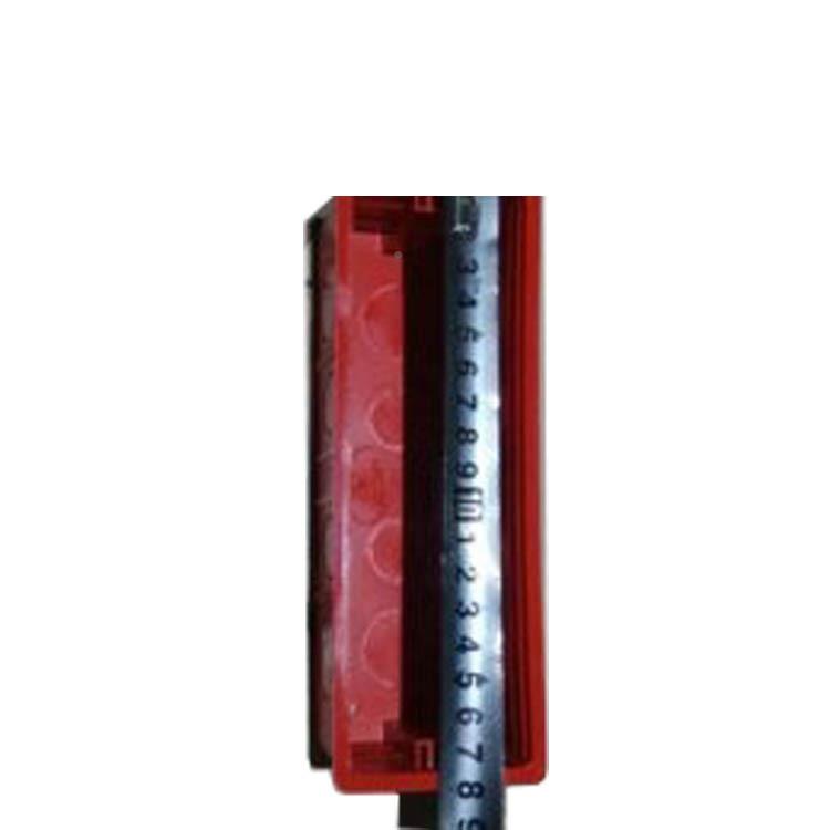 118型红白两电源穿线盒VKI/3/4位2线PVC塑料接色线盒电源防水接盒