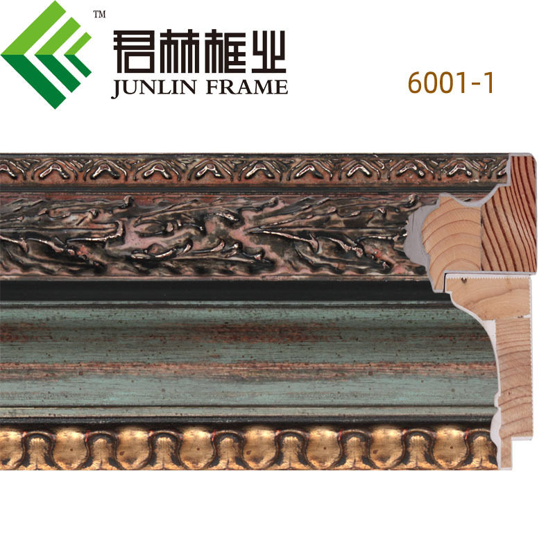 高端欧式实木画框线条 复古油画照片装裱材料