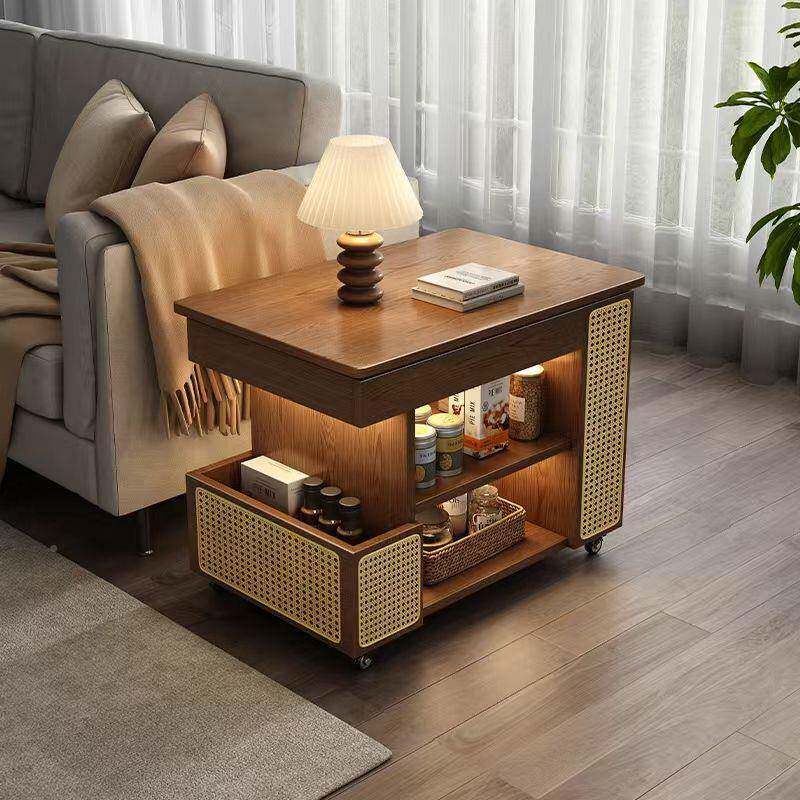 古风实可移动边几可升降几家中用客茶厅木沙发边柜jls78M5S阳台小