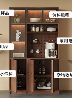 古风实餐15664边柜中餐边木柜靠墙体储物柜置物架隔断柜洞一洞板
