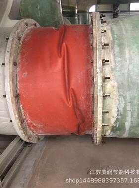 厂家直销烟道耐高温软连接mr81使时间长排烟阻风机连接管燃用防火