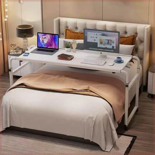 懒人升降室床桌边小桌子跨床桌移动书可桌无品牌/电脑家用床上桌