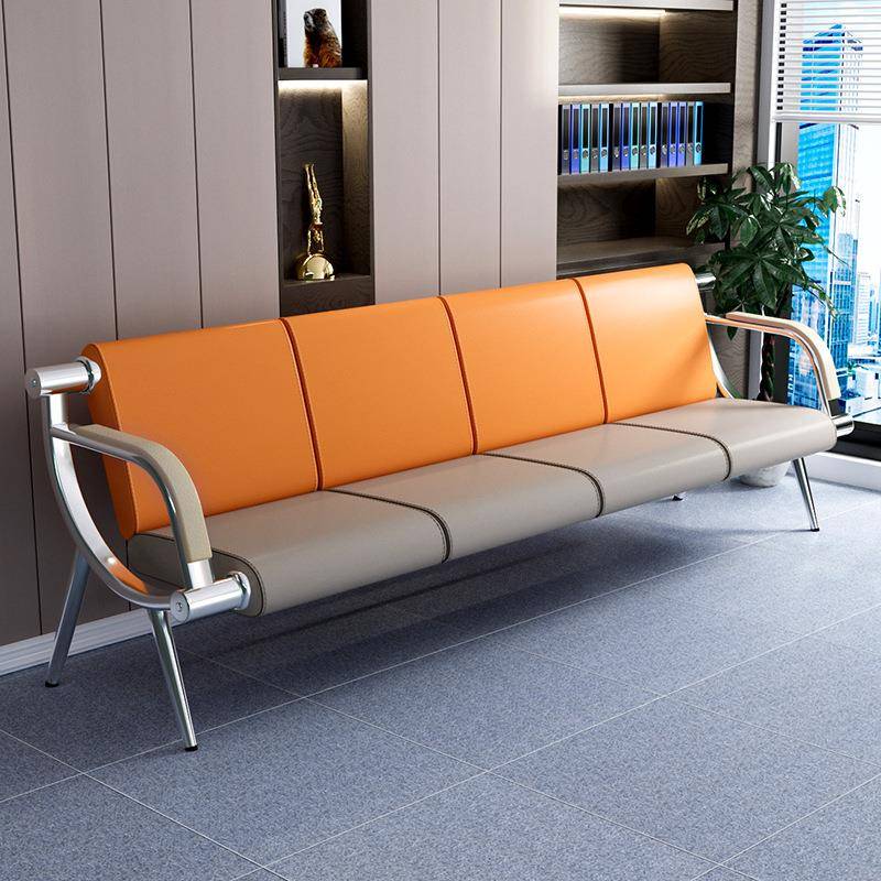 办公沙发茶几ENM组简约合现代皮公室商务办接待会客沙发西三人位