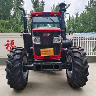 东L红X2004农四用轮拖拉机水方旱两用大桥四驱旋LWK耕机犁地拖拉