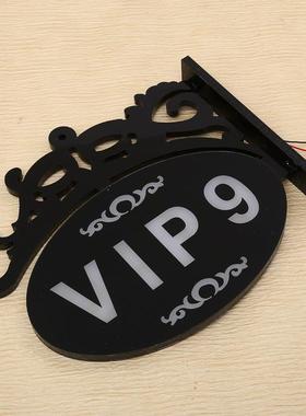 VI室体标c881识D科室牌创意立LE发P光门牌贵宾室数字号码门牌