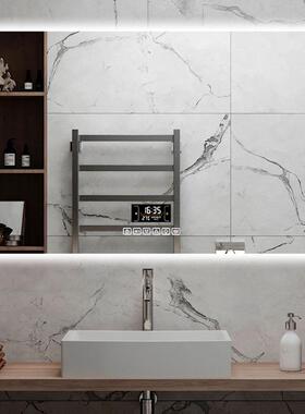 智镜子方能形感应触摸屏壁挂浴室子卫间led带生背光方横灯化镜妆