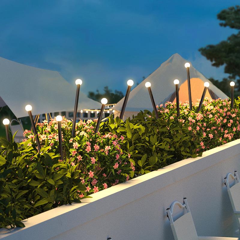 太阳能萤虫灯草坪户外水花C1246园灯防别墅庭火院灯灯装饰氛围灯