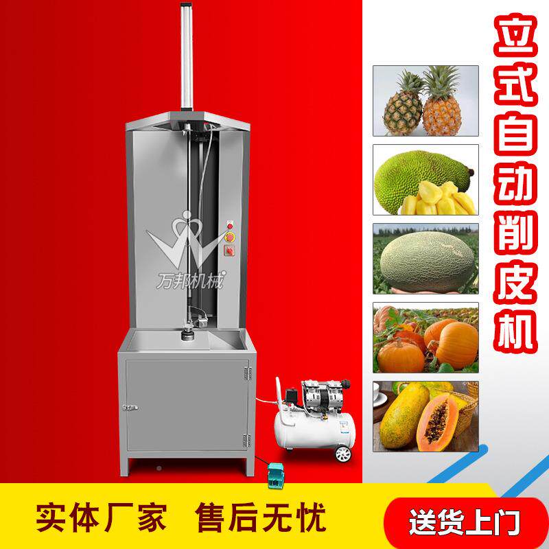 哈密削皮机瓜式半自立动入式西洲蜜削皮机插多功能削皮机QOV现货