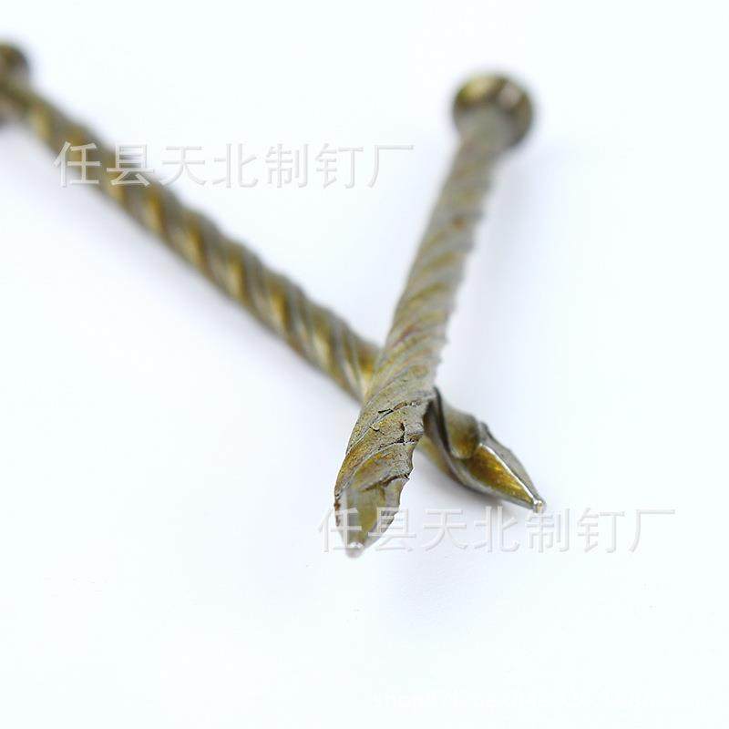 地板钉0家格螺具丝镀彩麻花钉PFF木工专用防松螺丝厂家规5齐全