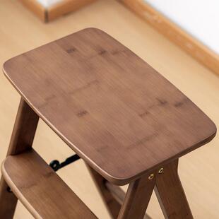 ?家人用多功能三步梯收藏两用爬53905梯折梯叠凳梯便携椅子可叠折