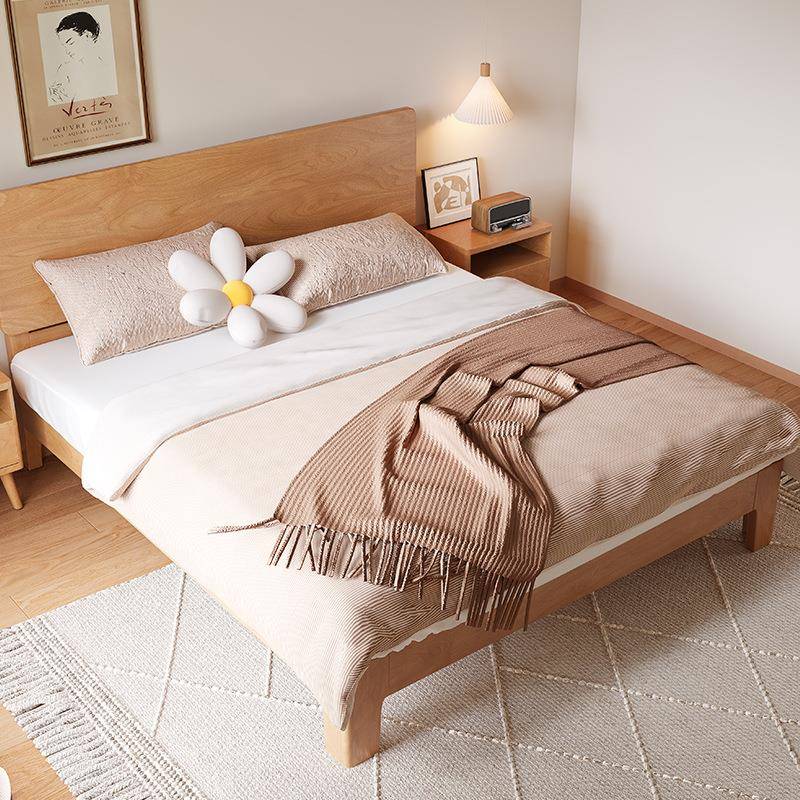 厂家直销实木双1床1.8.家用卧室1003人.5米m出租房2米单人床