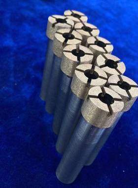 美青烧结刚金石KM-15515磨头金属结合剂带槽磨头铜磨玻璃石英科转