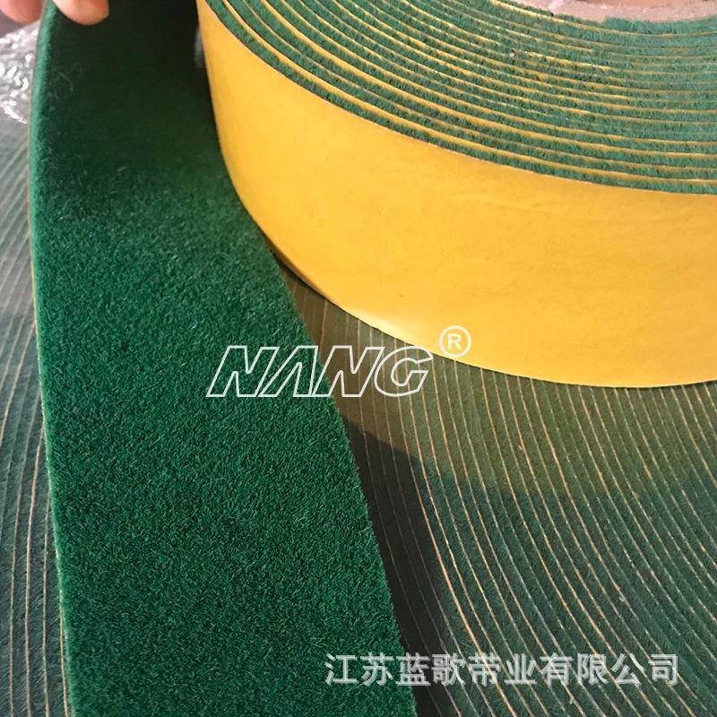 绿绒带绒面织布机防耐用耐磨橡LG-67皮经编机黑布验滑布机包厂江
