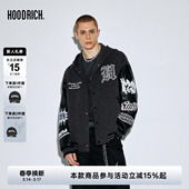 HOODRICH美式 保暖飞行员夹克外套男 复古重磅刺绣棒球夹克潮流冬季