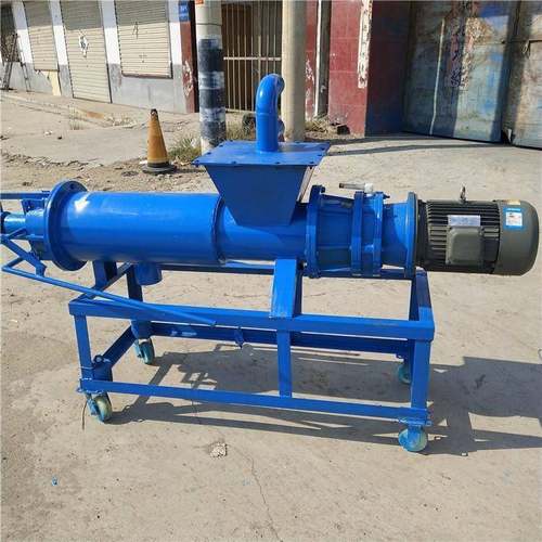 养殖场粪便固液分离机猪粪脱水设备螺旋式200型干湿价格牛粪