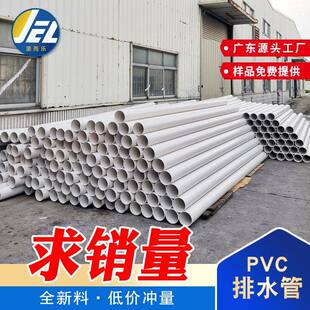 广东pvc排水管管道塑料通风管材管材硬管pvc50-400mm型号齐全厂家