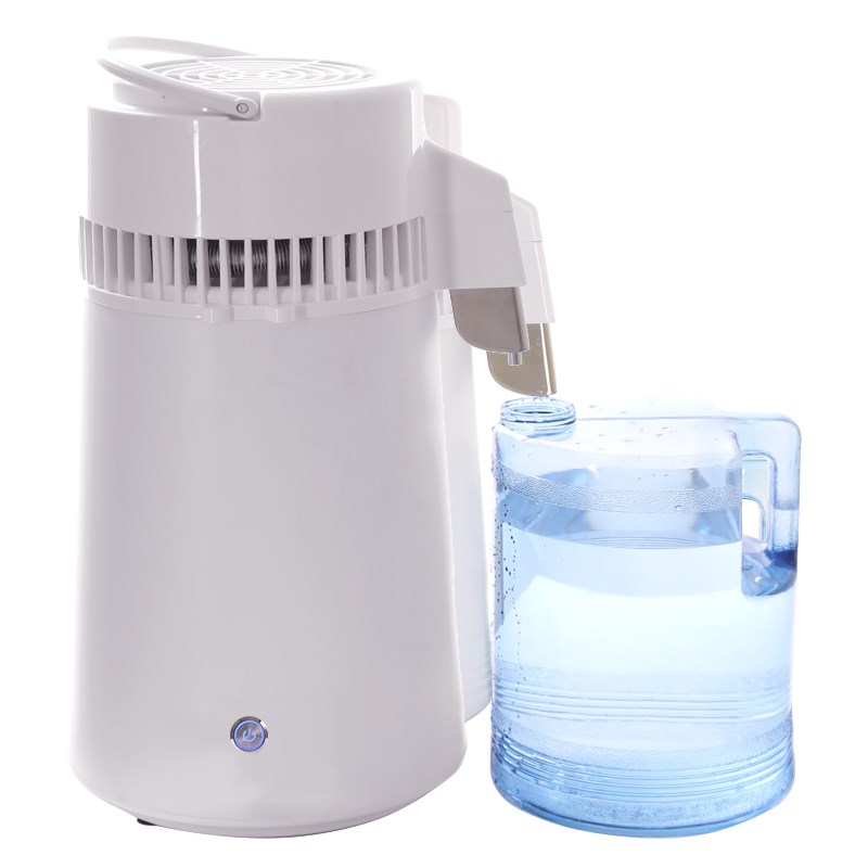 牙科蒸馏水机6L  不锈钢蒸馏水器玻璃水桶  口腔灭菌器纯露机