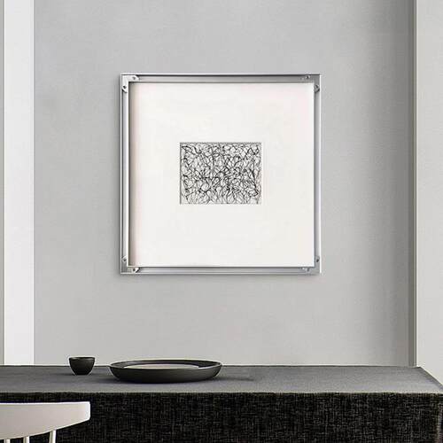 线术画性GNL极简黑白线条装饰现代简画约书房挂小众艺装置反框摆