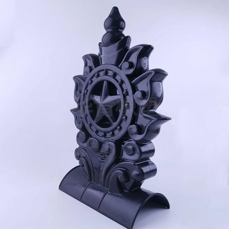 吉星阁吉星件楼正吻树脂中瓦配屋顶装饰仿古脊式VPH古屋建瓦配件