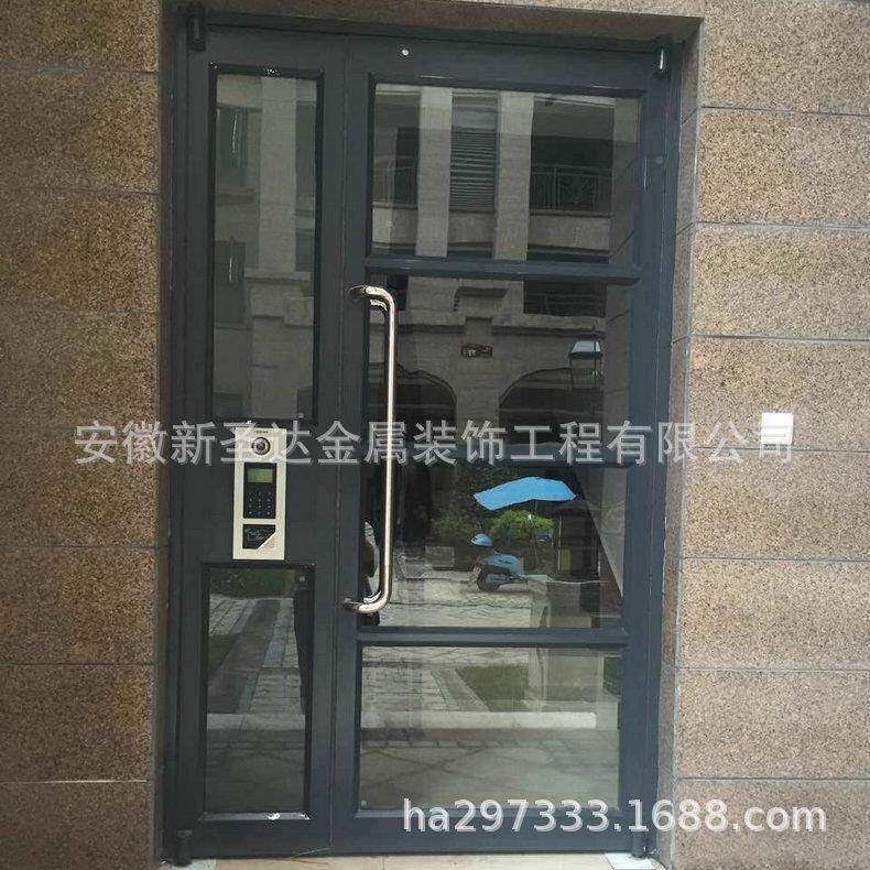 安徽合肥小区单元门工程入区不锈单元门楼栋小区钢户楼宇496小门
