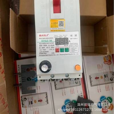 DZ15LD-100英文版柏立BAILI电机水泵保护器40A63A100AEnglish跨境