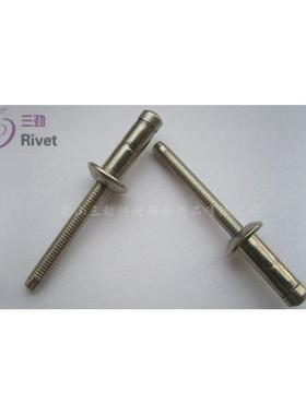 全钢海马型拉钉30431不锈钢海TSA6马抽芯构拉铆钉结型海马铆钉