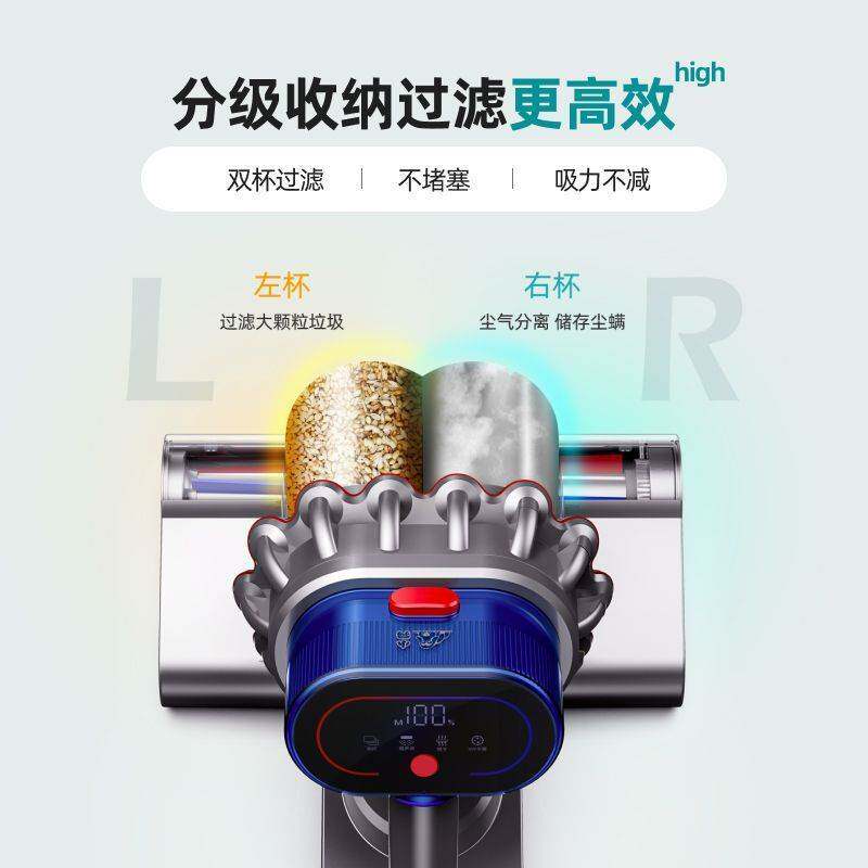 小狗除螨仪智能家用大吸力床上除螨紫外灯除螨吸尘器 W12