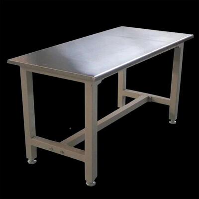 锈钢工作台带抽屉工厂车JCG10077间操作锈台不工厂维修检验桌不钢