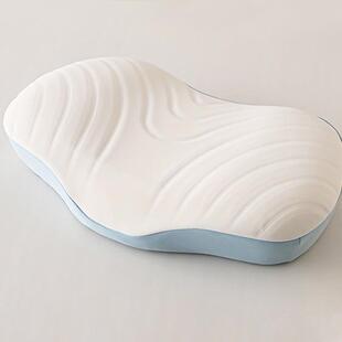 凉感撑蝶形肤软支助睡眠护颈枕侧亲睡仰睡柔软透气枕GYJ芯单人枕