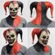 25年万圣节搞笑小丑面具绿发红鼻子乳胶头套杰克面具joker mask