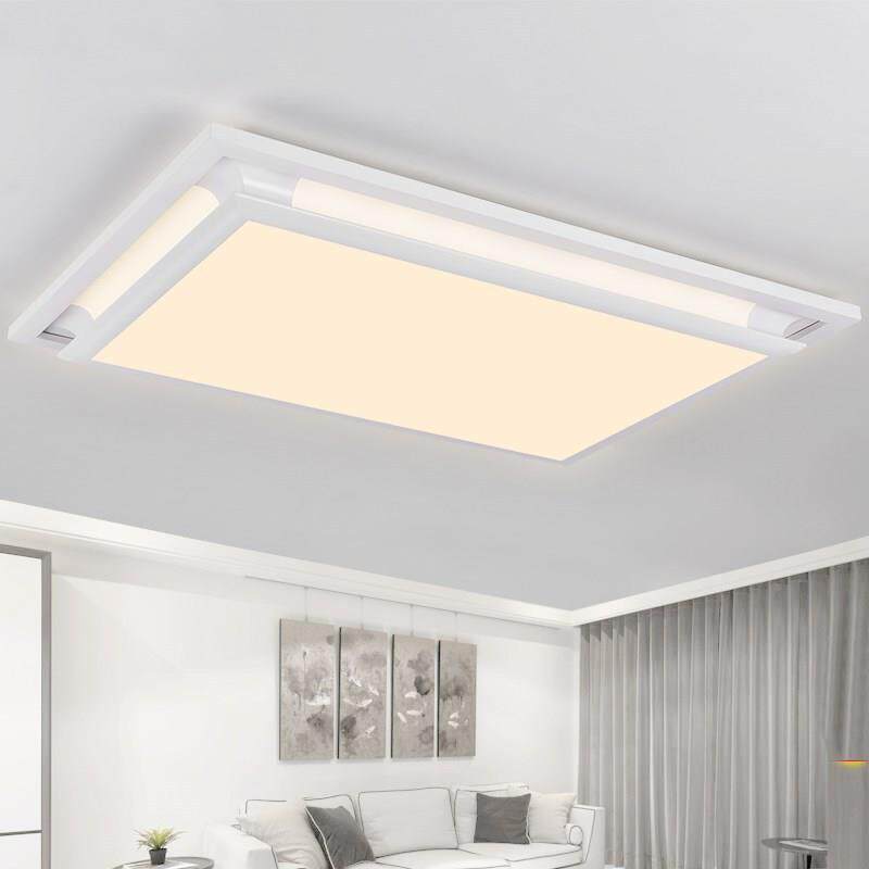 包邮室LED吸约顶灯客代厅灯8877简现长方形卧灯大气遥控大厅书房