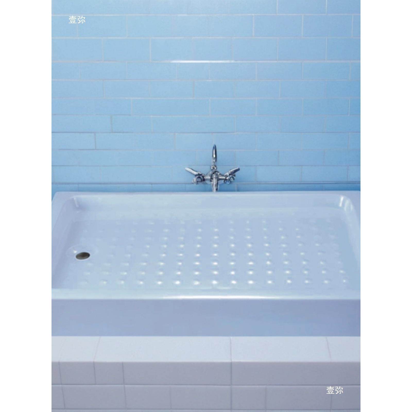 包邮淋浴房底座首力直0降加厚8弧扇形淋浴房底单585盘亚克淋浴房