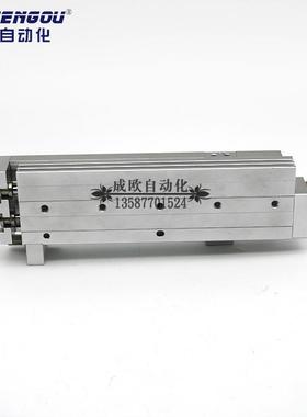 亚德型双轴型精密滑台气缸HLQ156X0X20X130X40X0S/AS客/AFHLQHLQ