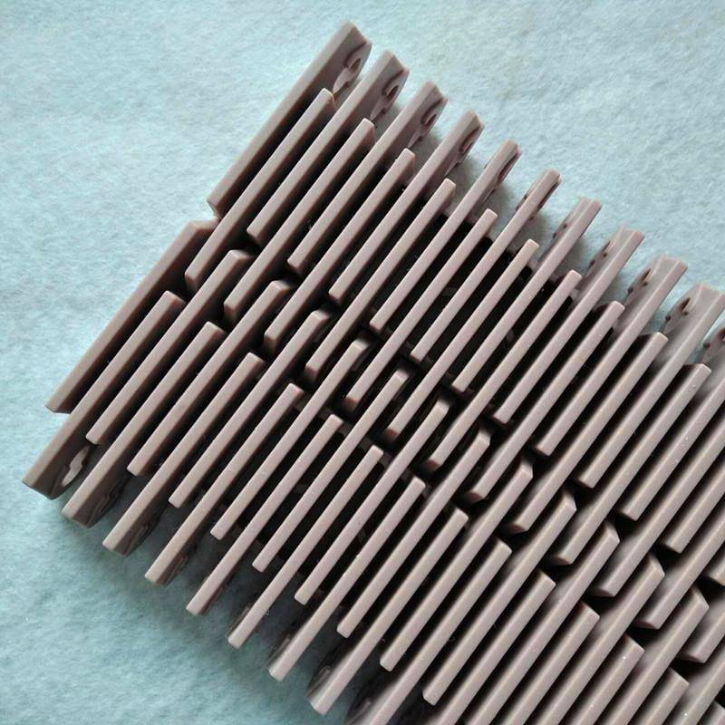 定制各类高温杀菌模块网带突肋型喷淋杀菌塑料传送带