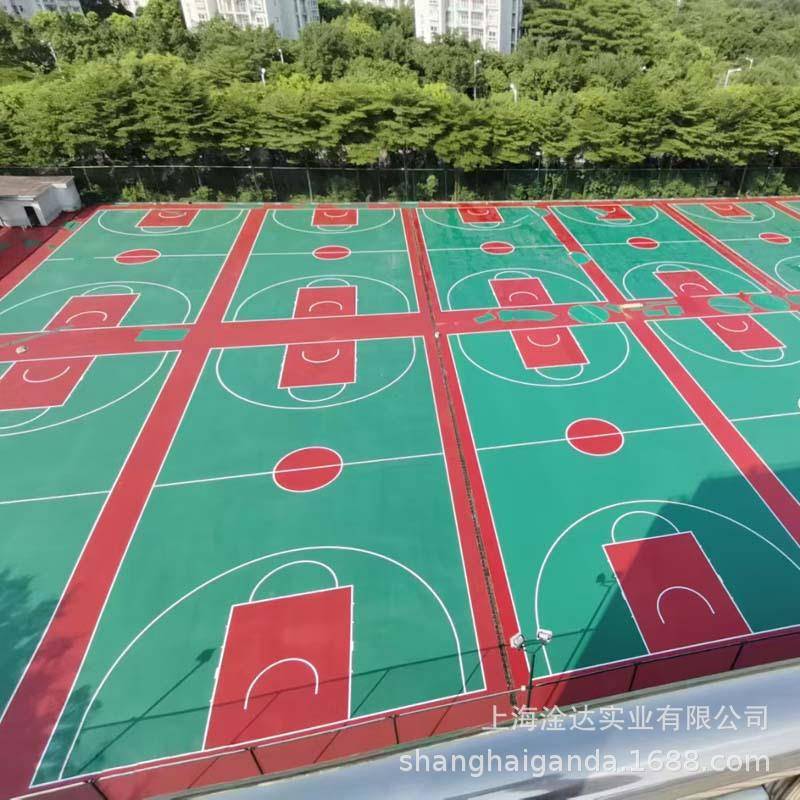 室外PVC运动羽地板地毛球球运动地胶室外运动篮耐磨耐晒不出油室