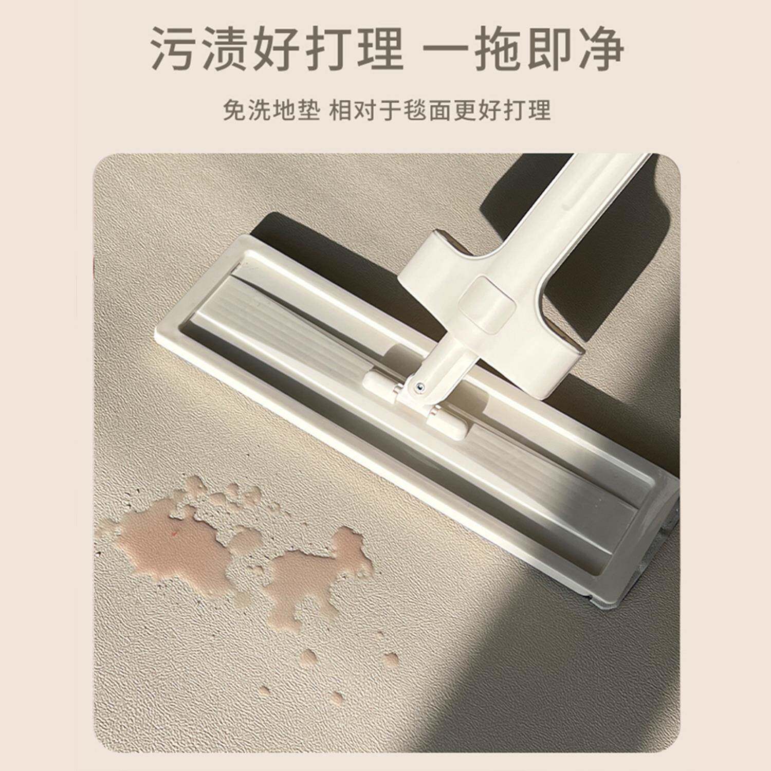室奶油风厅客地毯防水儿童卧阅读区宝宝垫爬爬垫皮革地子可皮革擦