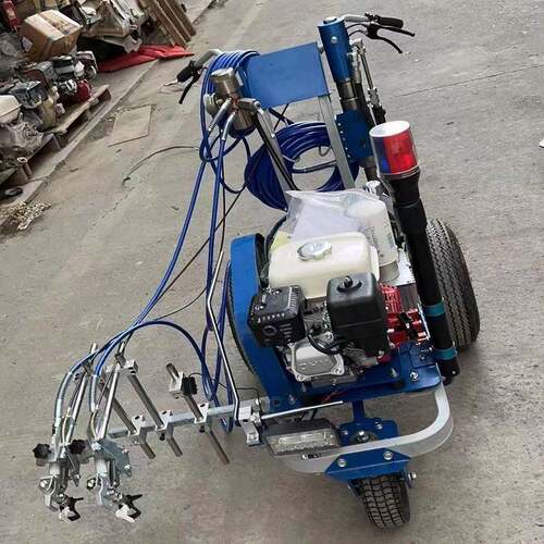 马路线线机厂家现小型地面货标线划机划马路冷772喷一体画线车