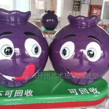垃圾分娃娃玻璃钢塑城雕市文明形象大使340卡通石榴吉祥类公物仔