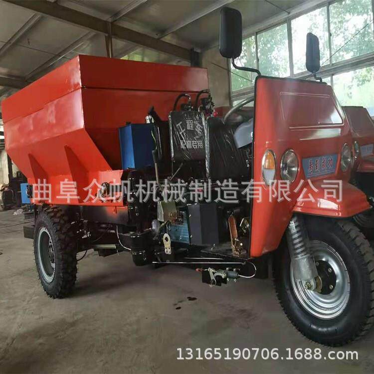 自走农式田撒肥车干湿粪料撒木粪车养殖业花肥用施无品牌/肥扬土