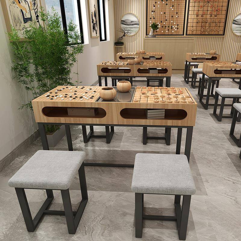 棋多功能棋桌牌UHO社专用象棋桌围棋桌两子用幼儿棋园盘桌五棋桌